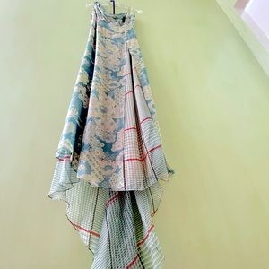 Christian Lacoix asymmetrical gown